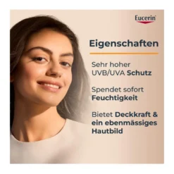 Eucerin Sun Hydro Protect Face Fluid LSF 50+ getönt mittel, 50 ml