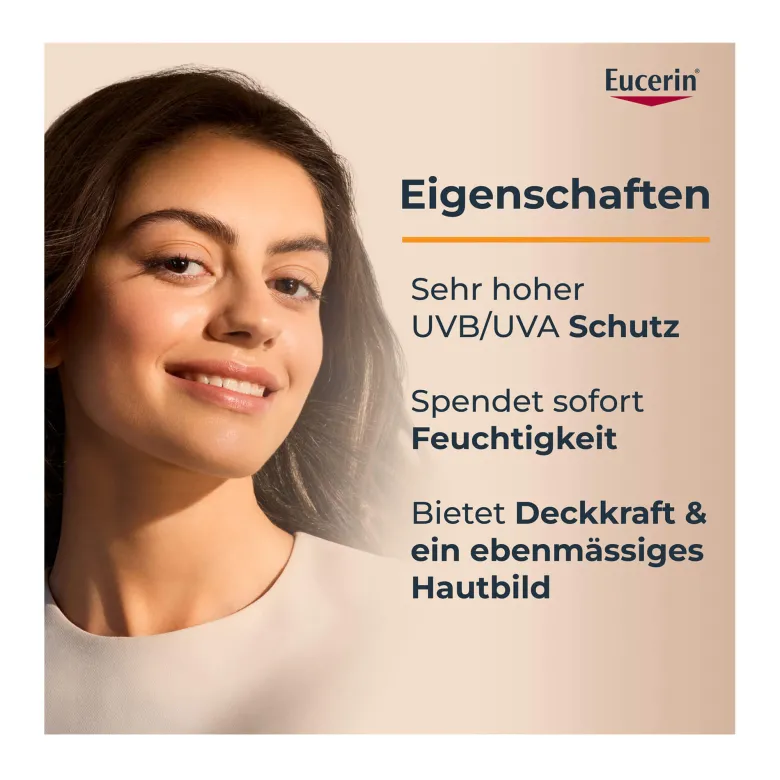 Eucerin Sun Hydro Protect Face Fluid LSF 50+ getönt mittel, 50 ml