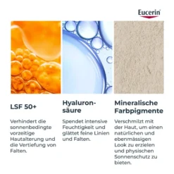 Eucerin Sun Hydro Protect Face Fluid LSF 50+ getönt mittel, 50 ml