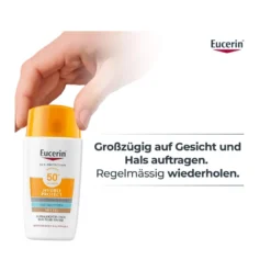 Eucerin Sun Hydro Protect Face Fluid LSF 50+ getönt mittel, 50 ml