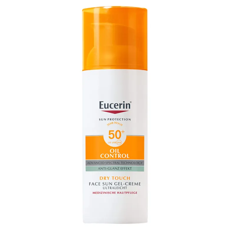 Eucerin Sun Oil Control Face Gel-Creme LSF 50+, 50 ml