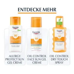 Eucerin Sun Oil Control Spray Transparent LSF 50+, 200 ml