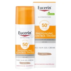 Eucerin Sun Photoaging Control Face getönt mittel LSF50+, 50 ml