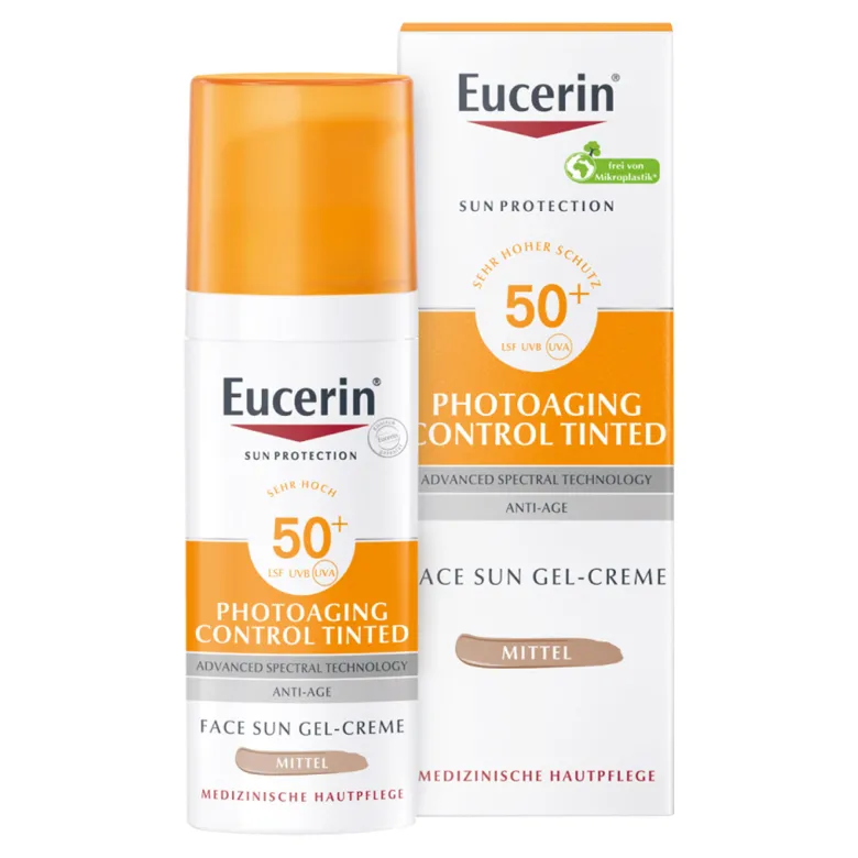 Eucerin Sun Photoaging Control Face getönt mittel LSF50+, 50 ml