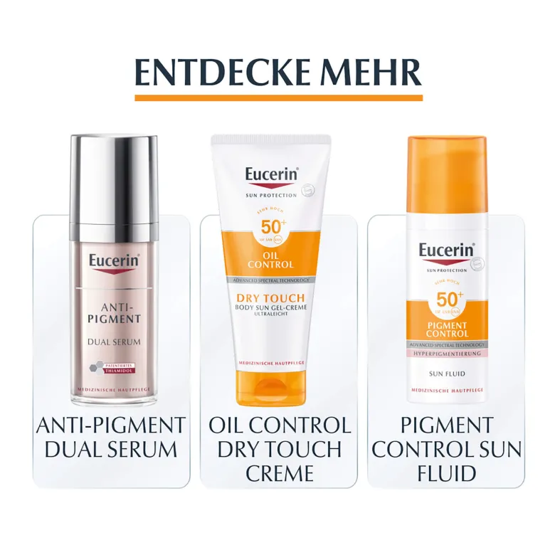 Eucerin Sun Pigment Control Getönte Face Gel-Creme LSF50+, 50 ml