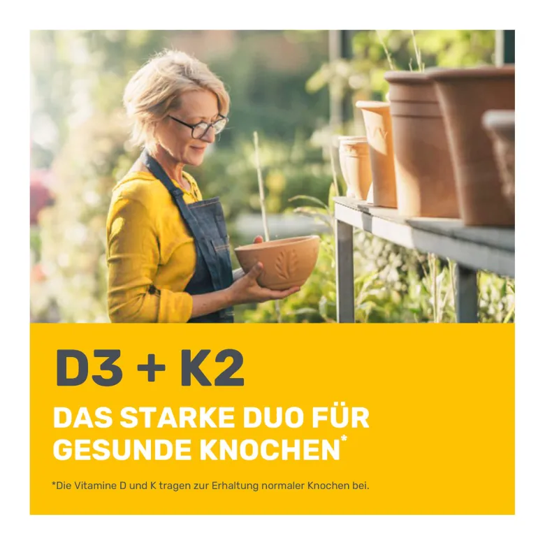 Eunova DuoProtect D3 + K2 2000 I.E. Kapseln, 2X90 St