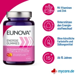 Eunova Energie Gummies, 60 St