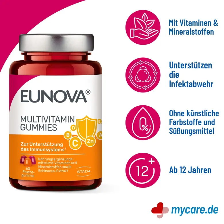 Eunova Multivitamin Gummies, 60 St