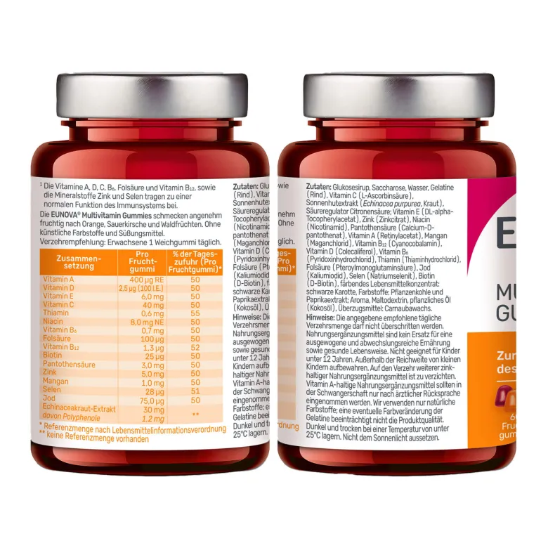 Eunova Multivitamin Gummies, 60 St