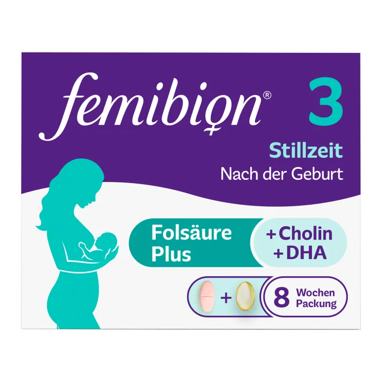 Femibion 3 Stillzeit 8-Wochen-Kombipackung, 2X56 St