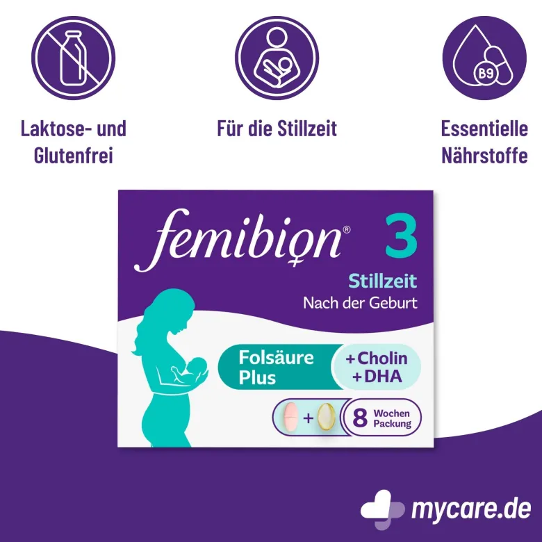Femibion 3 Stillzeit 8-Wochen-Kombipackung, 2X56 St