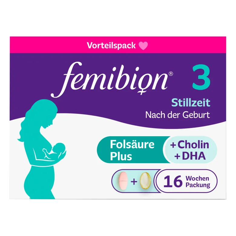 Femibion 3 Stillzeit 16-Wochen-Packung, 2X112 St