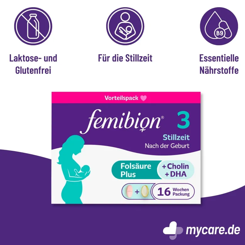 Femibion 3 Stillzeit 16-Wochen-Packung, 2X112 St