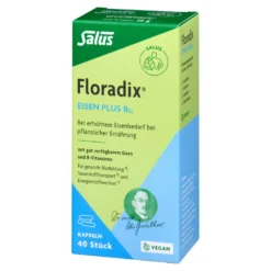 Floradix Eisen plus B12 vegan Kapseln, 40 St