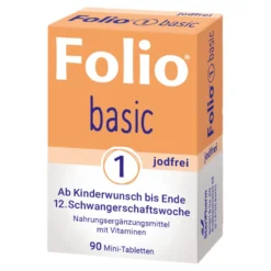 Folio 1 basic jodfreie Filmtabletten, 90 St