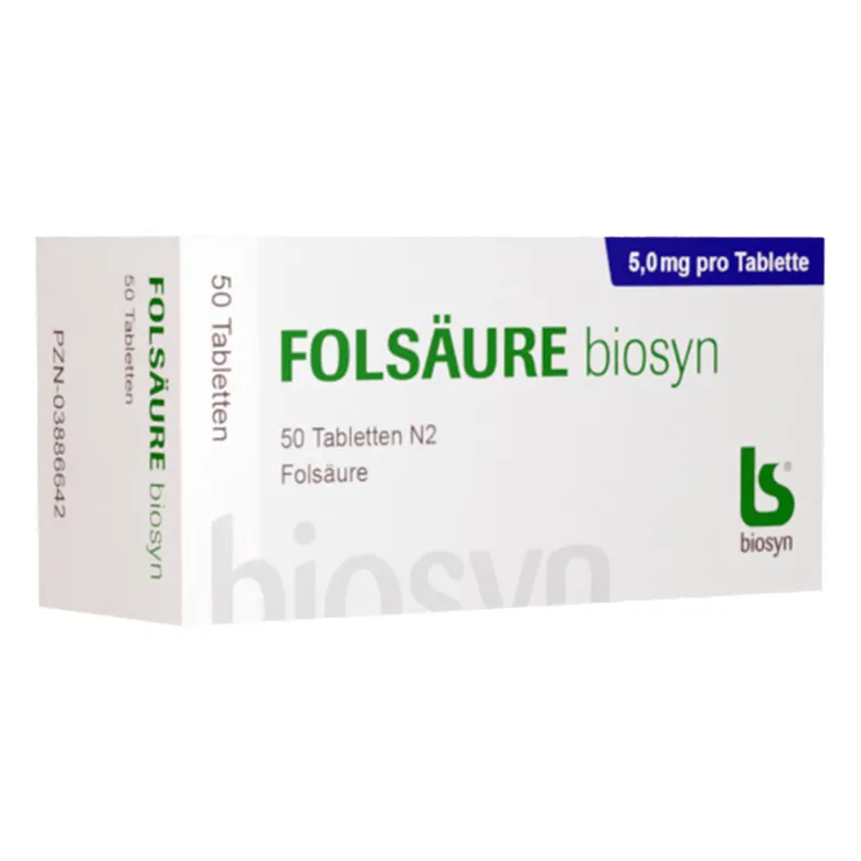 Folsäure biosyn Tabletten, 50 St