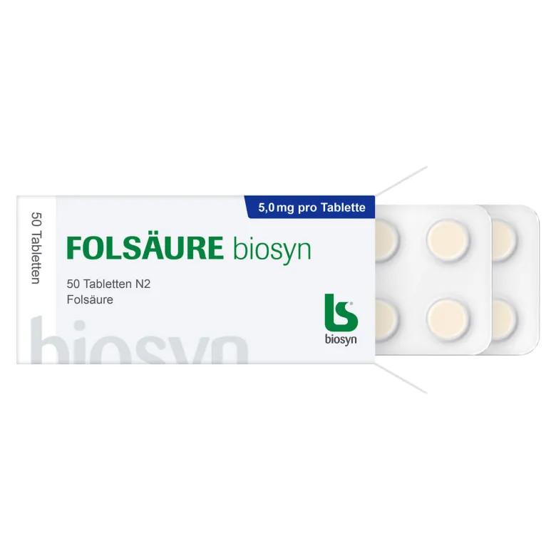 Folsäure biosyn Tabletten, 50 St