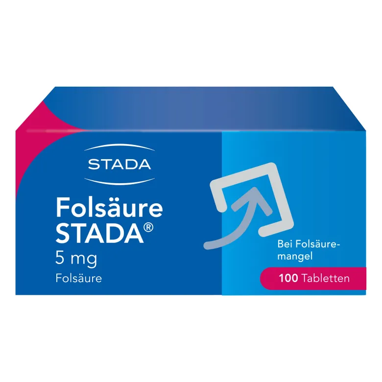Folsäure Stada 5 mg Tabletten, 100 St