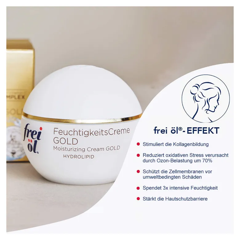 Frei Öl Hydrolipid FeuchtigkeitsCreme Gold, 50 ml