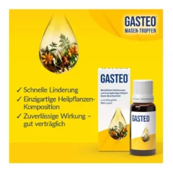 Gasteo Magen-Tropfen bei Magen-Darm-Beschwerden, 100 ml