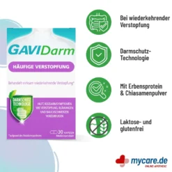 GaviDarm Häufige Verstopfung Kapseln, 30 St