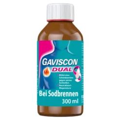 Gaviscon Dual Suspension bei Sodbrennen, 300 ml