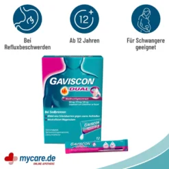 Gaviscon Dual Suspension Waldfruchtgeschmack, 12X10 ml
