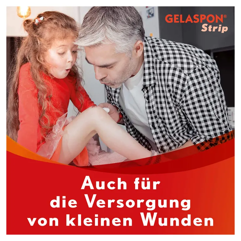 Gelaspon Strip zur Blutstillung und Wundversorgung, 4 St