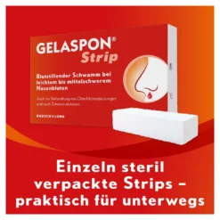 Gelaspon Strip zur Blutstillung und Wundversorgung, 4 St