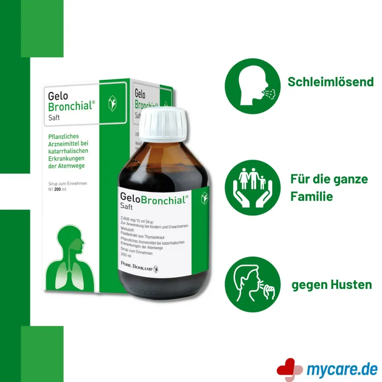 GeloBronchial Pflanzlicher Hustensaft, 200 ml