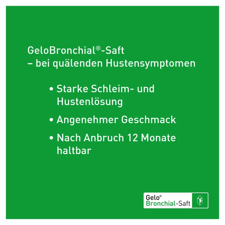 GeloBronchial Pflanzlicher Hustensaft, 200 ml