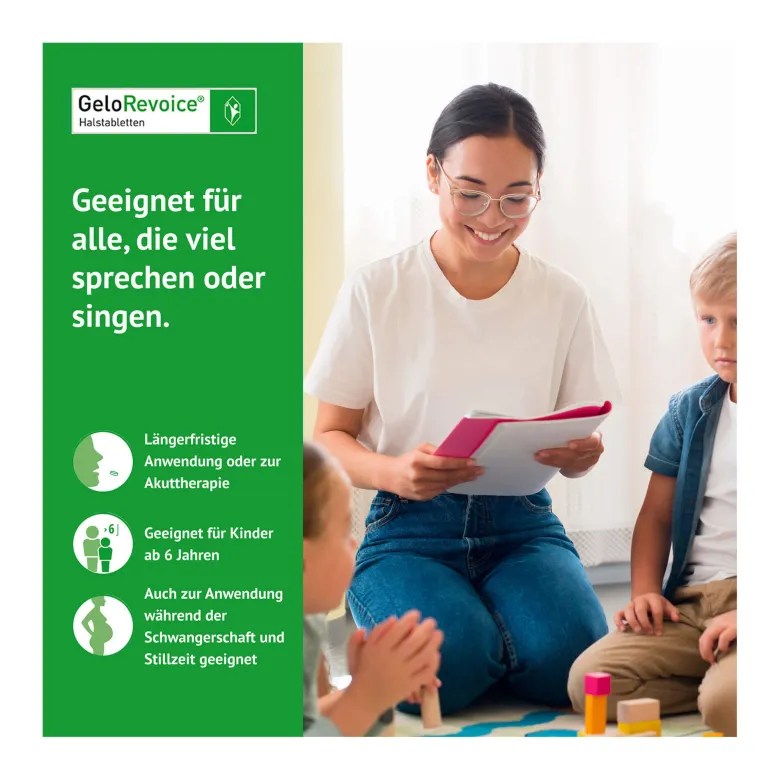 GeloRevoice Halstabletten Cassis-Menthol, 20 St