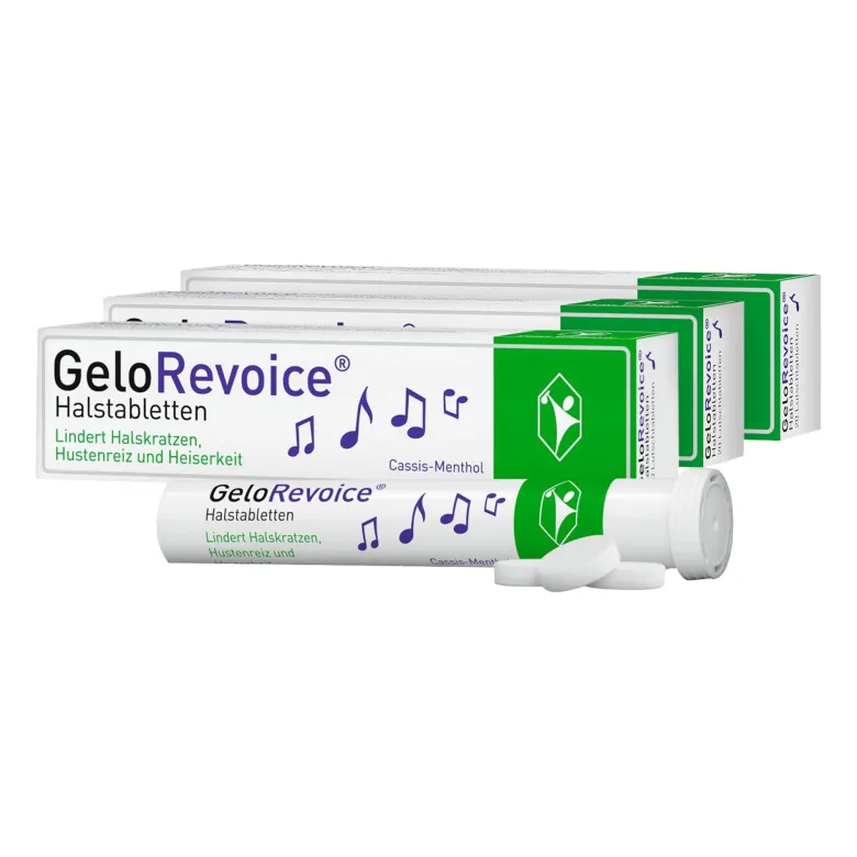 GeloRevoice Halstabletten Cassis-Menthol, 3x20 St