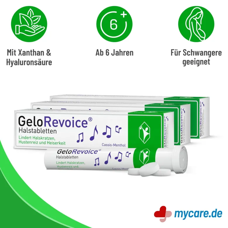 GeloRevoice Halstabletten Cassis-Menthol, 3x20 St