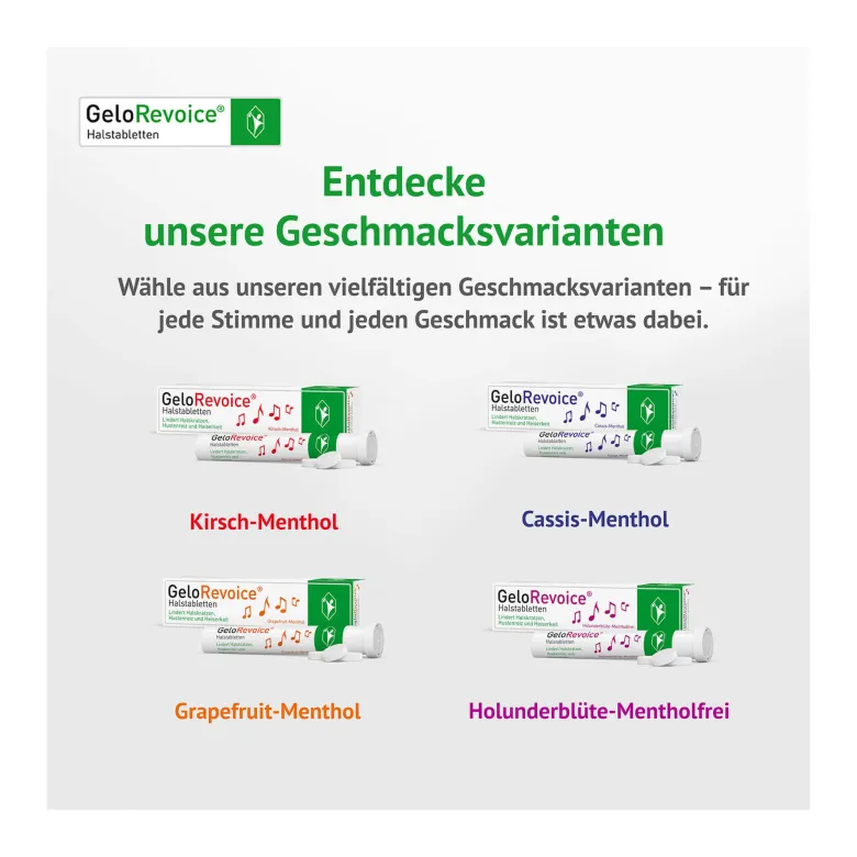 GeloRevoice Halstabletten Cassis-Menthol, 3x20 St