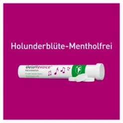 GeloRevoice Halstabletten Holunderblüte-Mentholfrei, 20 St