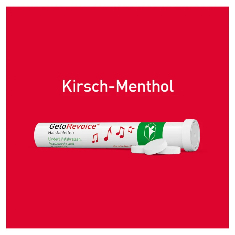 GeloRevoice Halstabletten Kirsch-Menthol, 20 St