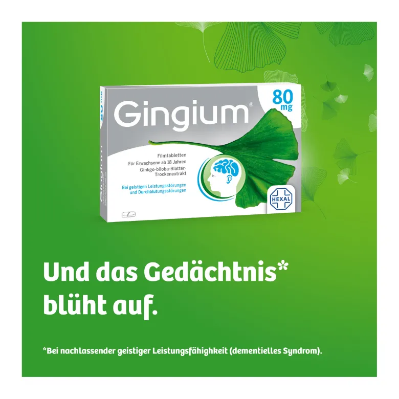 Gingium 80 mg Filmtabletten, 120 St