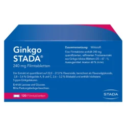 Ginkgo Stada 240 mg Filmtabletten, 120 St