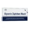 Glycerin Zäpfchen Rösch 1 g, 10 St