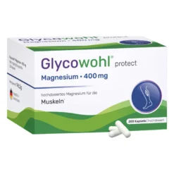 Glycowohl Magnesium 400 mg hochdosiert vegan, 200 St
