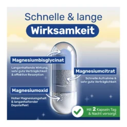 Glycowohl Magnesium 400 mg hochdosiert vegan, 200 St