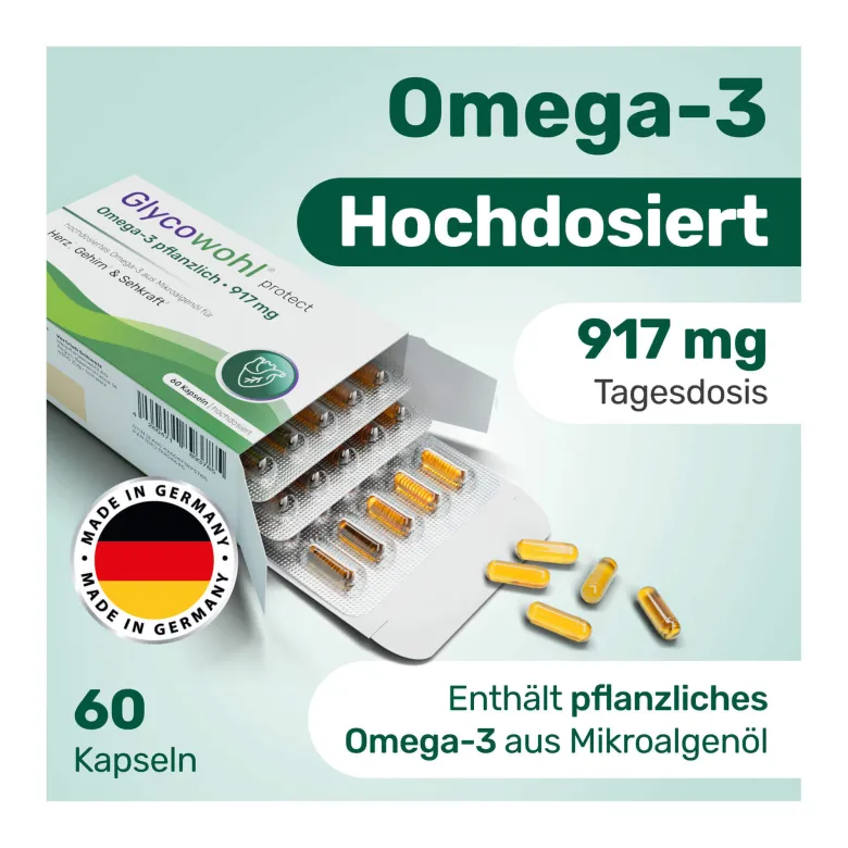 Glycowohl protect Omega-3 Kapseln, 60 St