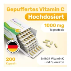 Glycowohl protect Vitamin C gepuffert 1000 mg Kapseln, 200 St