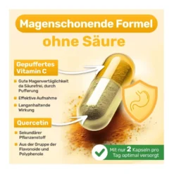 Glycowohl protect Vitamin C gepuffert 1000 mg Kapseln, 200 St