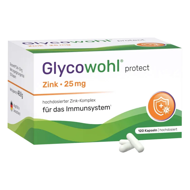 Glycowohl protect Zink-Komplex 25 mg Kapseln, 120 St