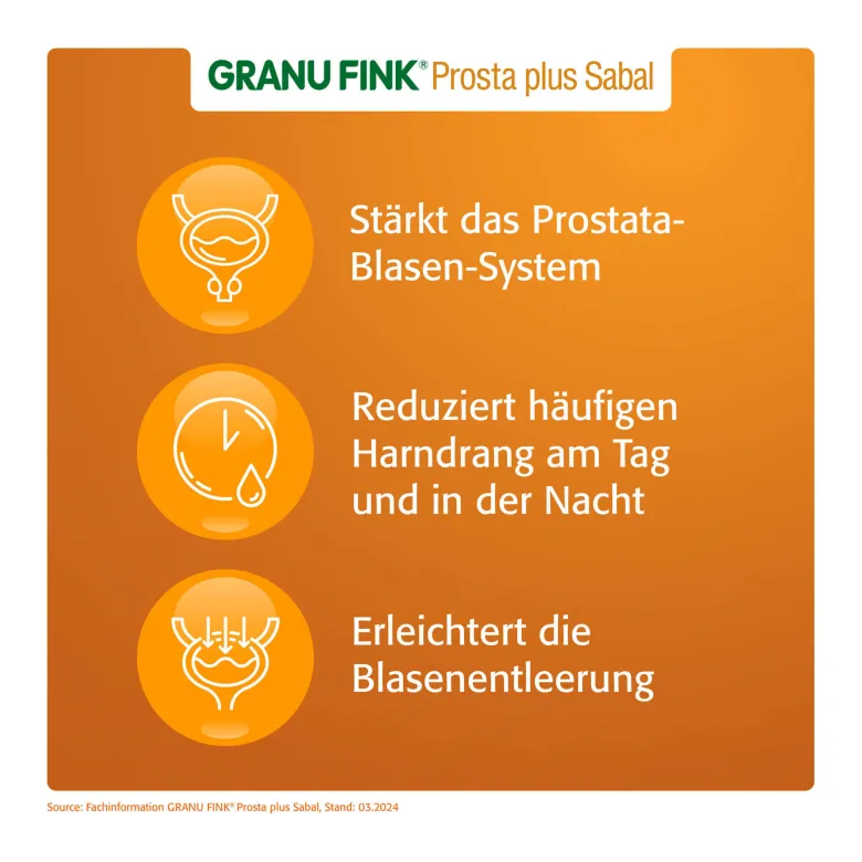 Granufink Prosta plus Sabal Hartkapseln, 120 St