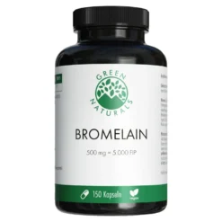 GREEN NATURALS Bromelain 500 mg vegane Kapseln, 150 St