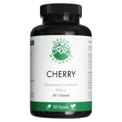 Green Naturals Cherry Montmorency Sauerkirsche Kapseln, 180 St