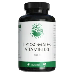 GREEN NATURALS Liposomales Vitamin D3 Kapseln, 120 St